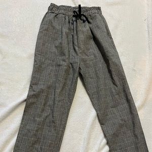 Plaid pants